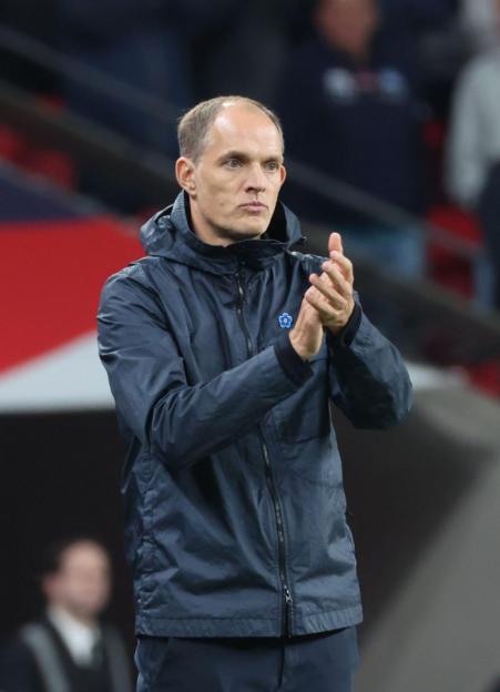 Alamy Live News. 3CW5TK1 London, UK. 09th Oct, 2025. Thomas Tuchel Head Coach of England during Friendly match between England against Wales at Wembley stadium, London on 09th October, 2025 Credit: Action Foto Sport/Alamy Live News This is an Alamy Live News image and may not be part of your current Alamy deal . If you are unsure, please contact our sales team to check.