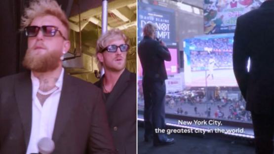 ‘This is embarrassing to watch’ – Fans can’t believe the crowd for Jake and Logan Paul event in New York’s Times Square