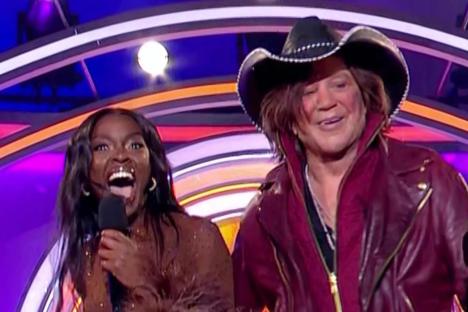 Watch CBB host AJ Odudu tell Mickey Rourke ‘stop looking at me’ after he can’t keep his eyes off her