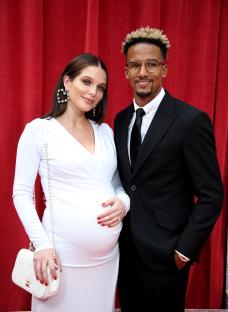 Helen Flanagan and Scott Sinclair at the British Soap Awards.