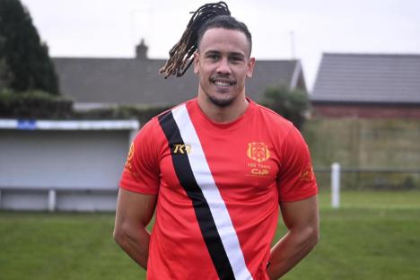 Leon Osborne of Brigg Town FC.