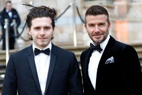 Brooklyn Beckham’s excuse for missing dad David’s 50th birthday celebrations revealed amid devastating family feud