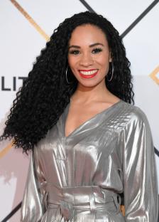 Michelle Ackerley at the 2018 BBC Sports Personality of the Year.