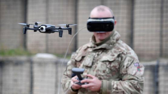 Fury as British soldiers BANNED from flying drones over people in training due to health and safety rules