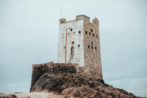 I stayed in my own castle in the middle of the sea for just £23 a night & ate oysters from the beach for dinner