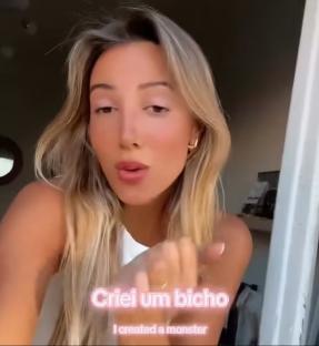 April Ivy in a video, saying 