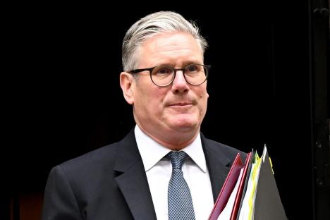 An image collage containing 1 images, Image 1 shows Keir Starmer leaving 10 Downing Street