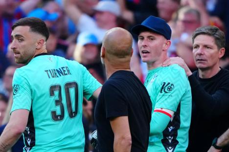 Dean Henderson reveals what he and Pep Guardiola said to each other in heated FA Cup final row