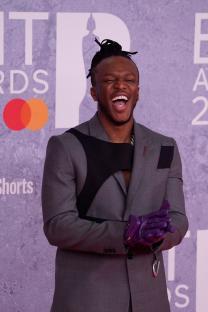 KSI at the BRIT Awards 2022.