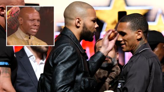 Chris Eubank Sr astonishingly says his son’s boxing licence should be ‘REVOKED’ after slapping Conor Benn with an egg