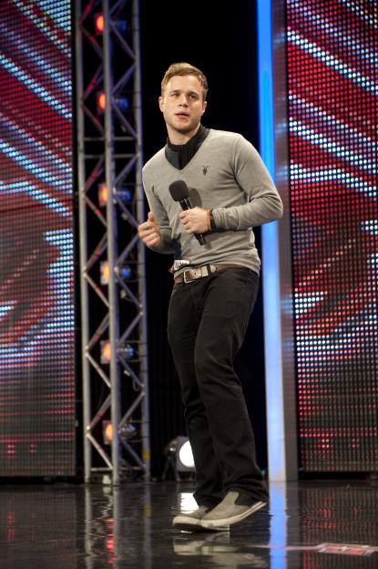 Olly Murs on the X Factor.
