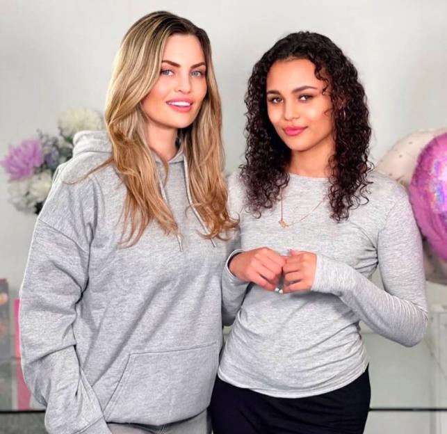 Carla Bellucci with her daughter, Tanisha.
