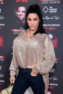 Katie Price at the premiere of the documentary