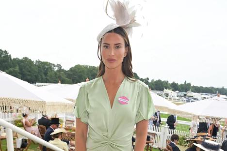 Ferne McCann enjoys glam day at the races as jailed acid attacker ex caught being injected with drugs