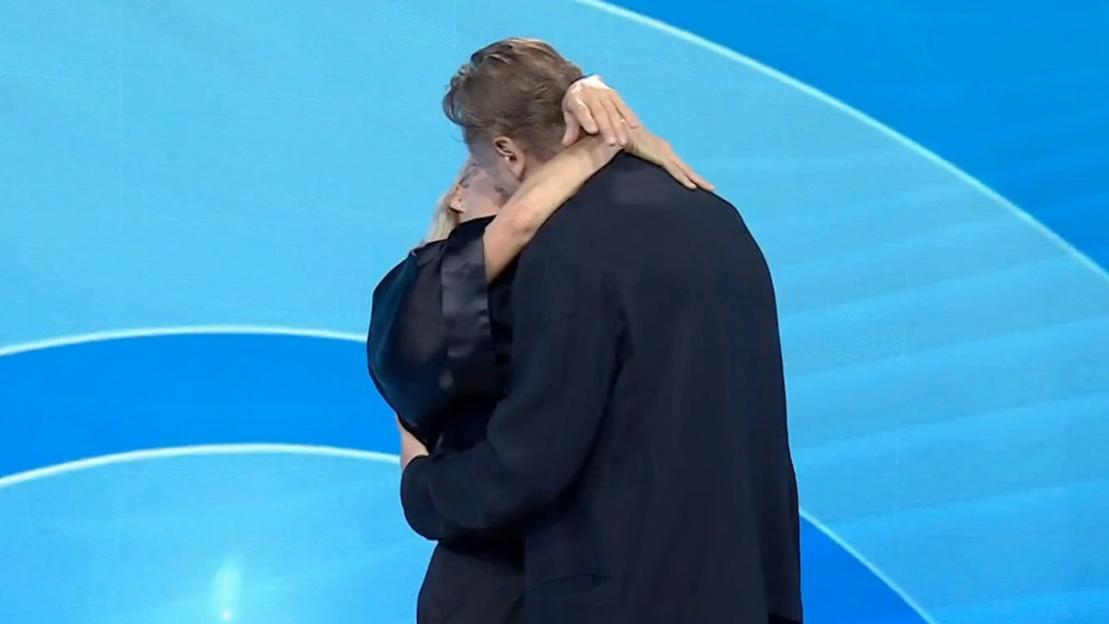 Pamela Anderson and Liam Neeson make out in steamy on-air moment as Today host Craig Melvin asks ‘are you an item?’