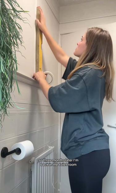 I was quoted £19k to transform my bathroom so did it myself for £20 – people say it looks so ‘luxurious’