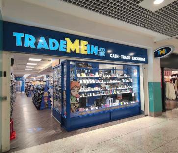 Trade Me In store in a shopping center.