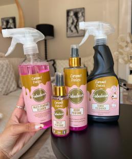 Fabulosa Caramel Dates cleaning and fragrance products.
