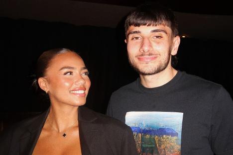 Locked In’s Danny Aarons and Tennessee Thresher welcome their first child together three months after getting engaged