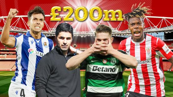 Arsenal working on sensational £200m triple transfer for Viktor Gyokeres, Nico Williams and Martin Zubimendi