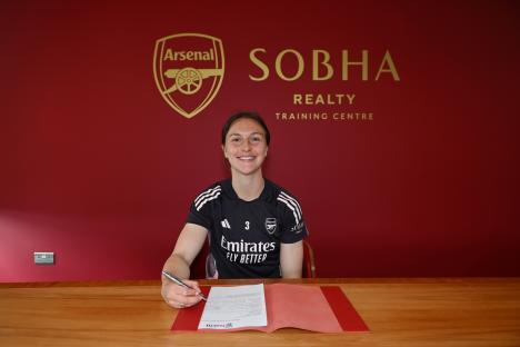 Lotte Wubben-Moy eager to step things up in ‘next chapter’ of Arsenal career after signing new deal with WSL giants