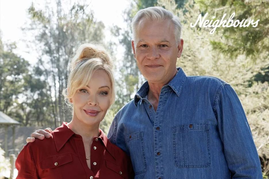 Soap ‘mega-hunk’ looks unrecognisable as he reunites with co-star and returns to show 20 years after quitting