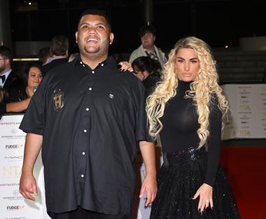 Harvey Price and Katie Price at the National Television Awards.