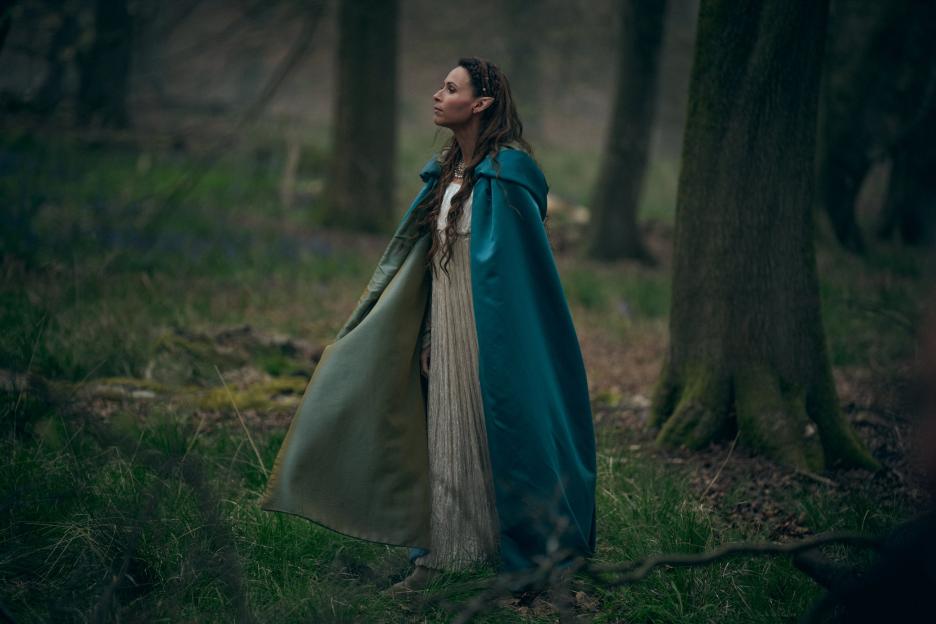 Minnie Driver as Seanchaí in The Witcher Blood Origin.