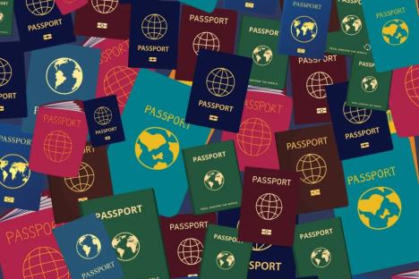 Everyone can see the passports – but you’re a savvy traveller if you can spot the damaged doc in 5 seconds