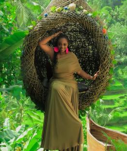 Jackie Appiah’s Olive Green Maxi Dress Is Your Next Resort Must-Have
