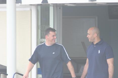 Surveillance photo of two men convicted in a drug smuggling operation.