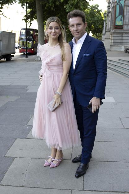 Holly Valance and Nick Candy arriving for the Conservative Summer Party.