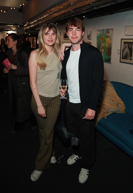 Nell Tiger Free and Nico Mirallegro at an after-party.