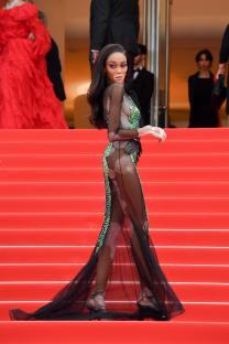 Winnie Harlow at a film screening.