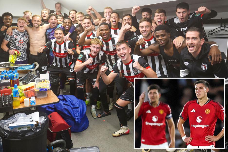 ‘They’re bantering us off the face of the earth’ moan Man Utd fans after Grimsby share cheeky post on X minutes after KO