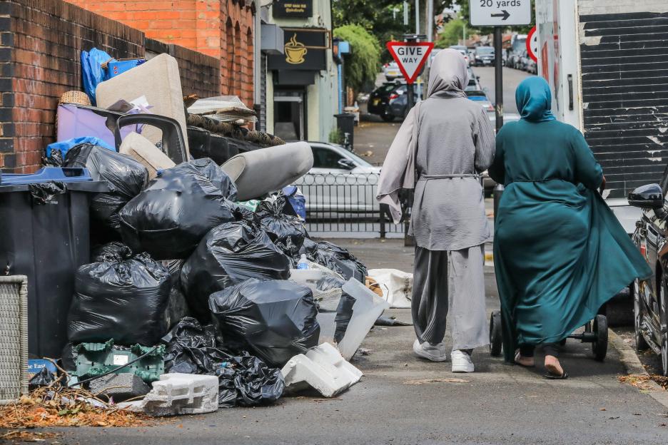 Mountains of rubbish STILL litter Birmingham pavements six months into bin strike