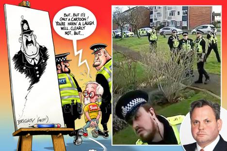 Cops kick in doors for hurty words but ignore real crimes – something gone very wrong with people giving the orders