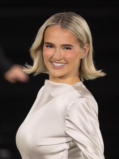 Molly-Mae Hague on the runway during Paris Fashion Week.