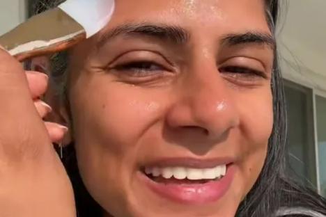 I swear by my ‘old school’ one-ingredient anti-ageing face mask – it’s only 24p and prevents wrinkles and eye bags