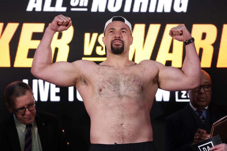 Joseph Parker Outweighs Fabio Wardley by Over a Stone Following Stunning Body Transformation