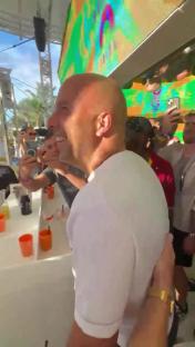 Liverpool boss Arne Slot parties with Wayne Lineker in Ibiza just hours after Premier League clash with Arsenal