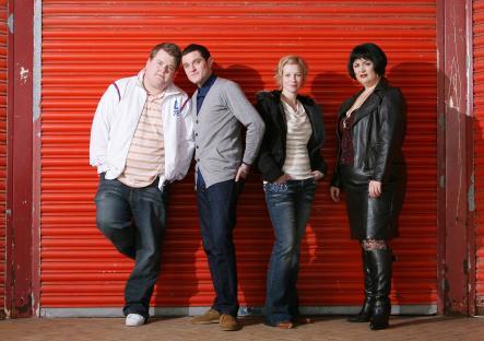 Cast photo of Gavin & Stacey.