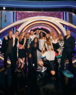 Group photo of Celebrity Big Brother contestants.