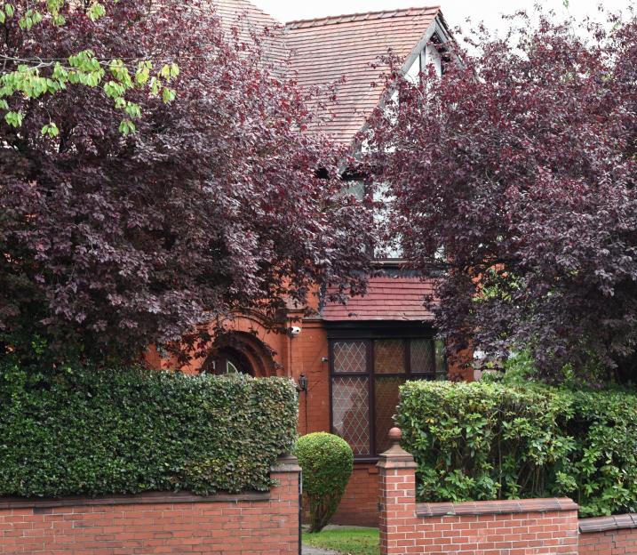 Angela Rayner's home in Ashton-under-Lyne.