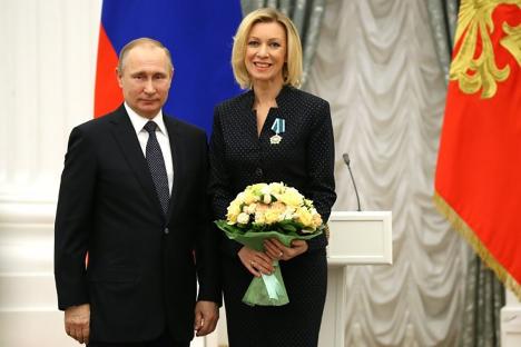 Russia launches deranged attack on UK over VE Day & Putin’s lapdog rages ‘all of Europe marches under Nazi banners’