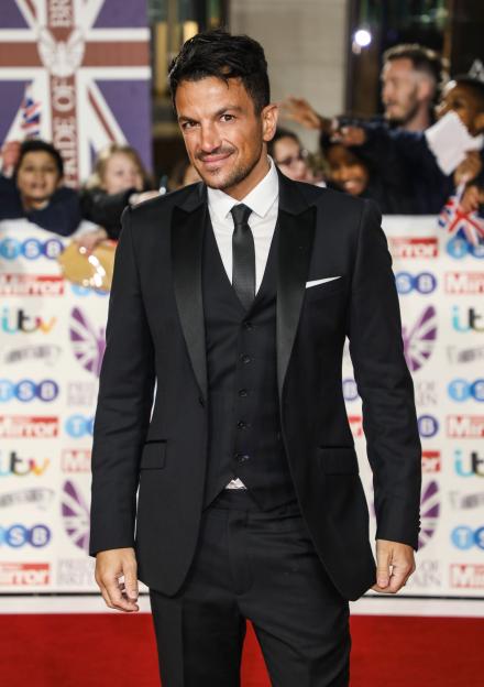 Peter Andre at the Pride of Britain Awards.