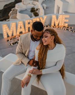 Chidubem’s Proposal to Amarachi in Santorini Was Magical!