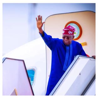 Tinubu returns from France amid criticism over insecurity