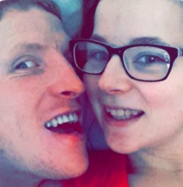 Close-up photo of a young couple.