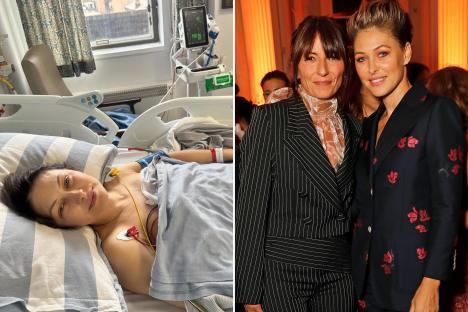 Davina McCall sends support to Emma Willis after star revealed secret heart operation in shock post